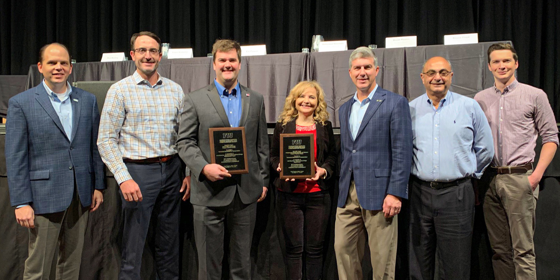 Group photo of Benesch team at the Accelerated Bridge Conference Award Ceremony