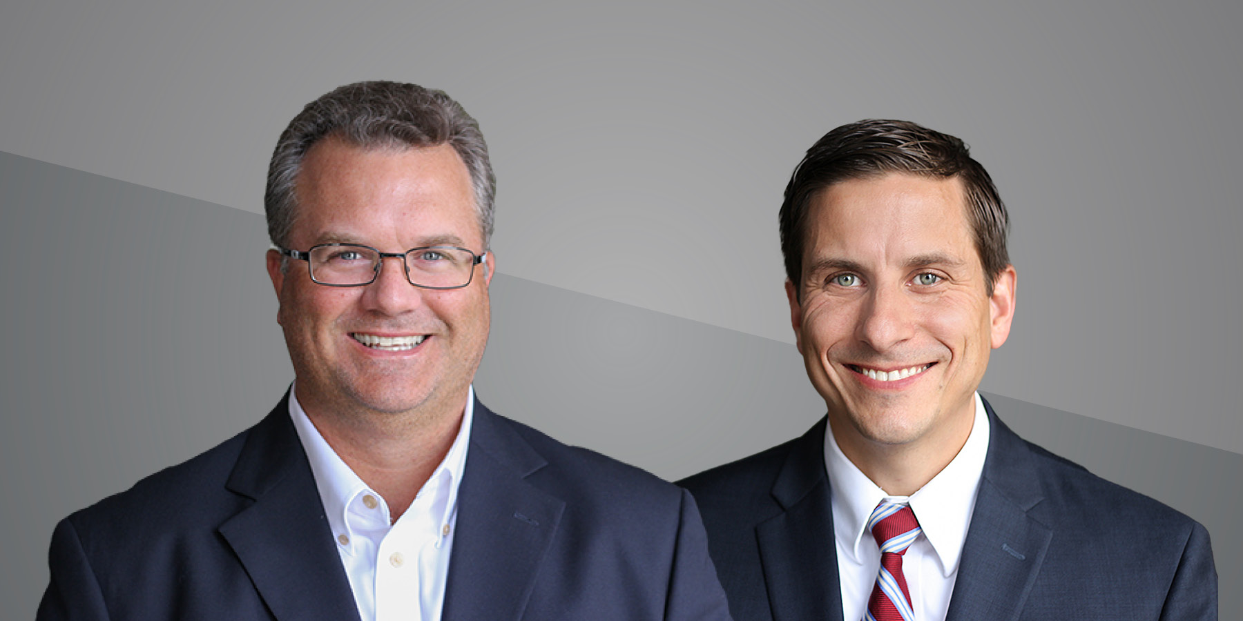 Headshots of Brian Canella (left) and Steve Drechsler (right)