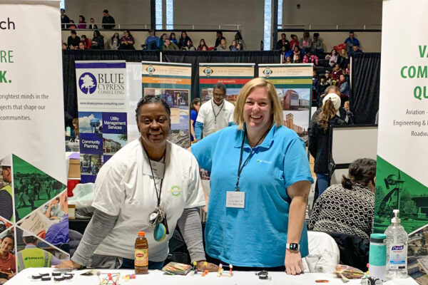 Photo of Benesch employees at the ACEC of Georgia’s annual Introduce a Girl to Engineering event