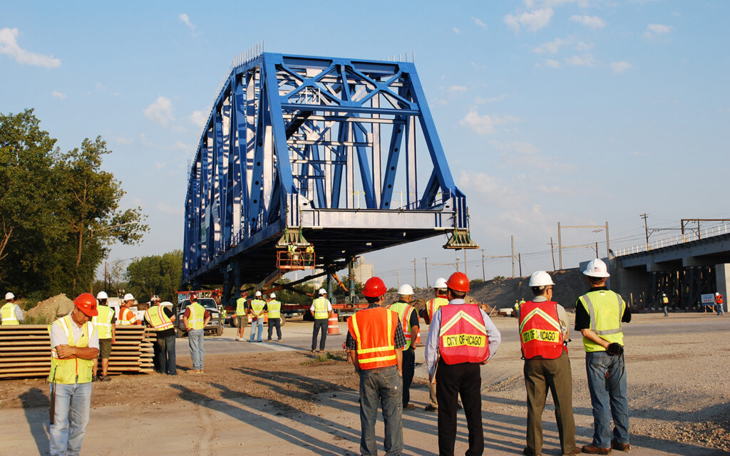 130th and Torrence bridge construction