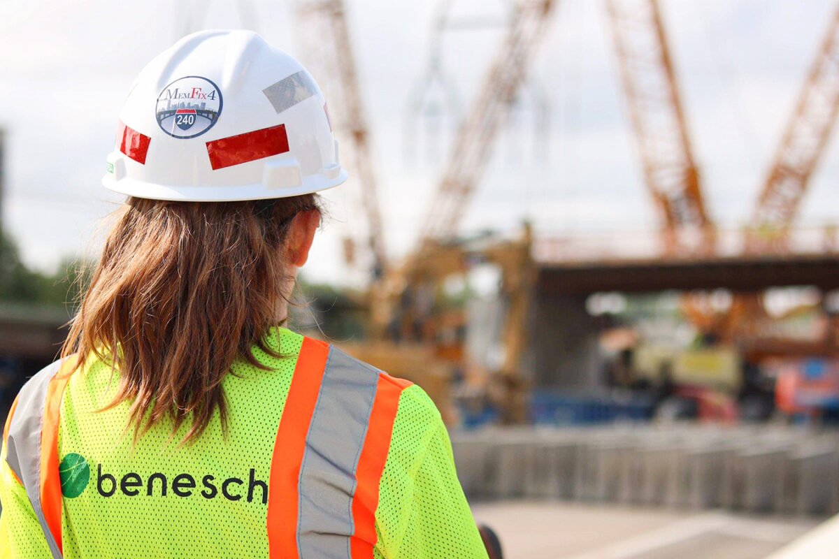 Photo of Benesch employee at I-240 MemFix 4 in Tennessee