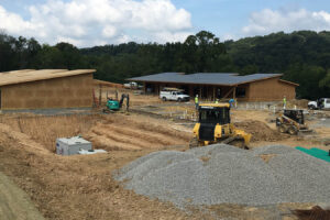 Photo of a school construction