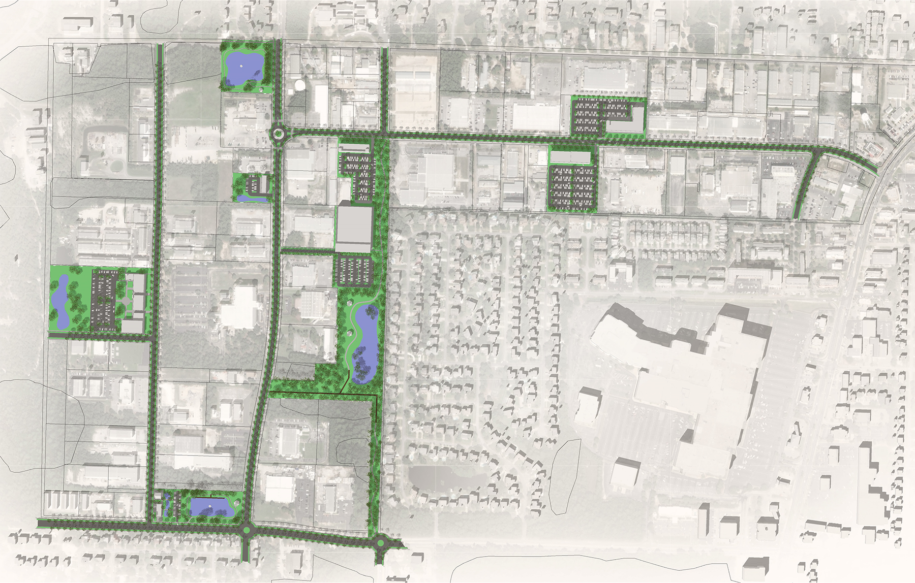 master plan for Fort Walton commerce and technology park