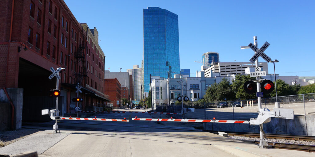 Photo of grade crossing