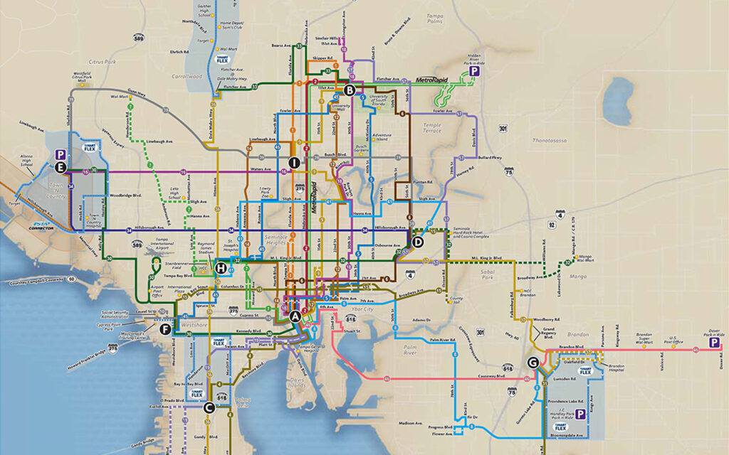 Area system map