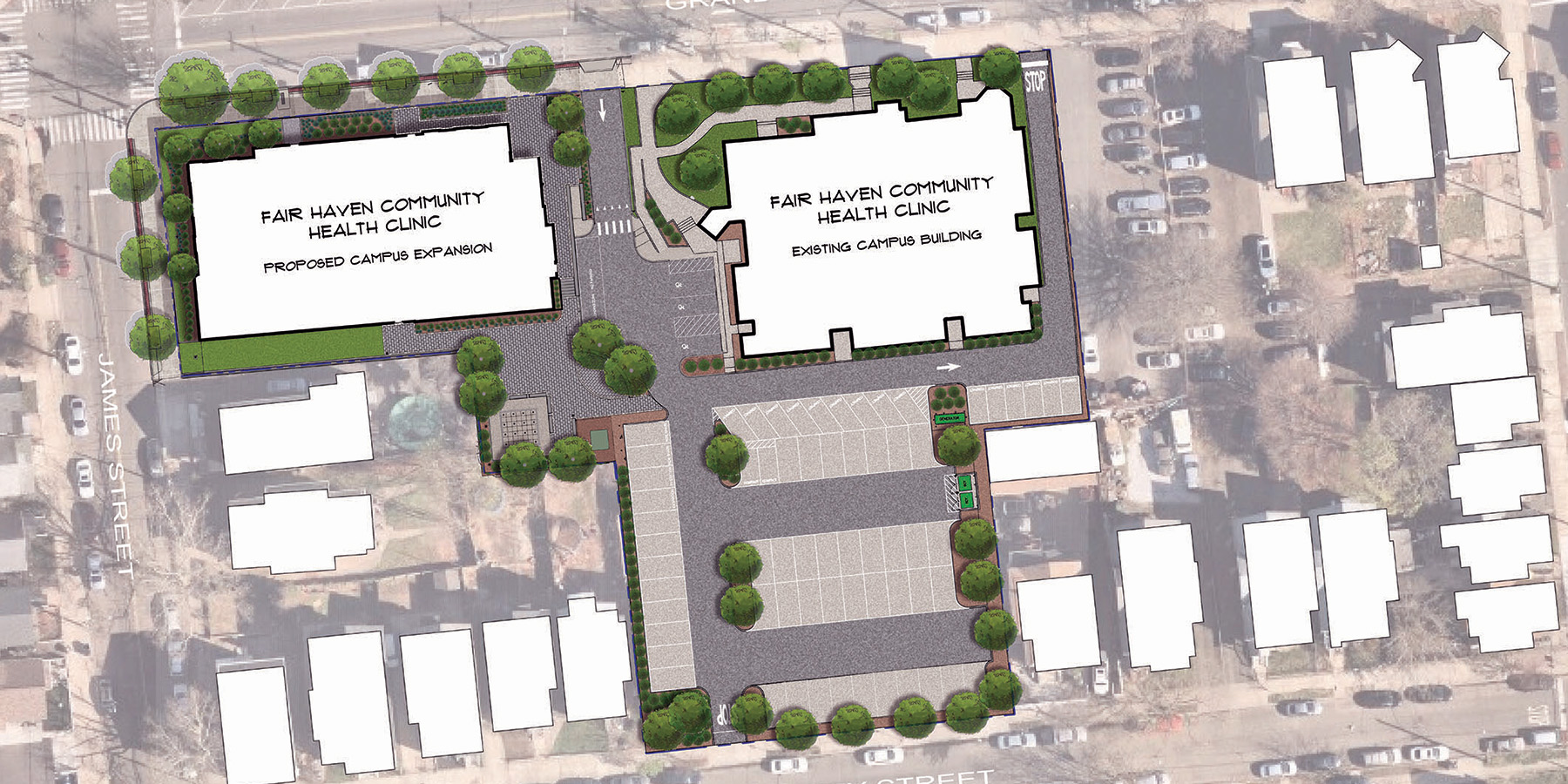 Site Plan for the Fair Haven Community Clinic