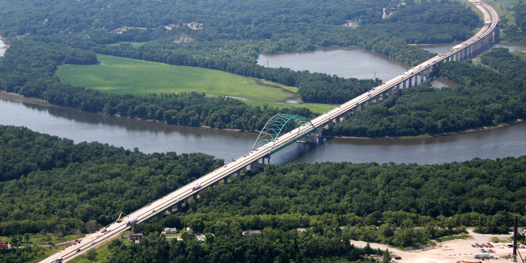 bridge over river