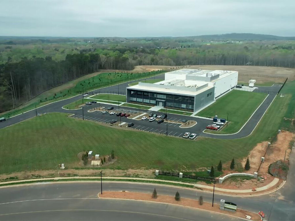 Aerial view of Apple Creek Corporate Center in North Carolina