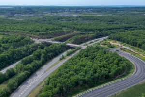 Photo aerial view of SR424 section 390 in Pennsylvania