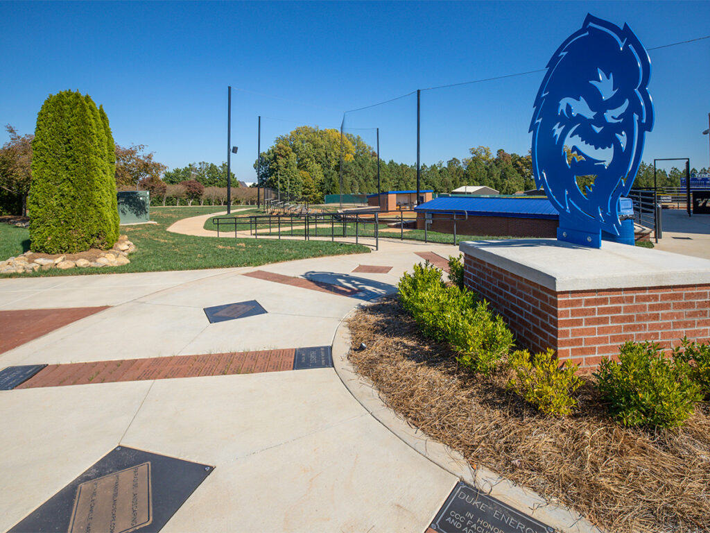 Photo of the baseball field at Cleveland Community College in North Carolina