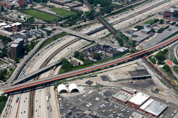 flyover railroad bridge