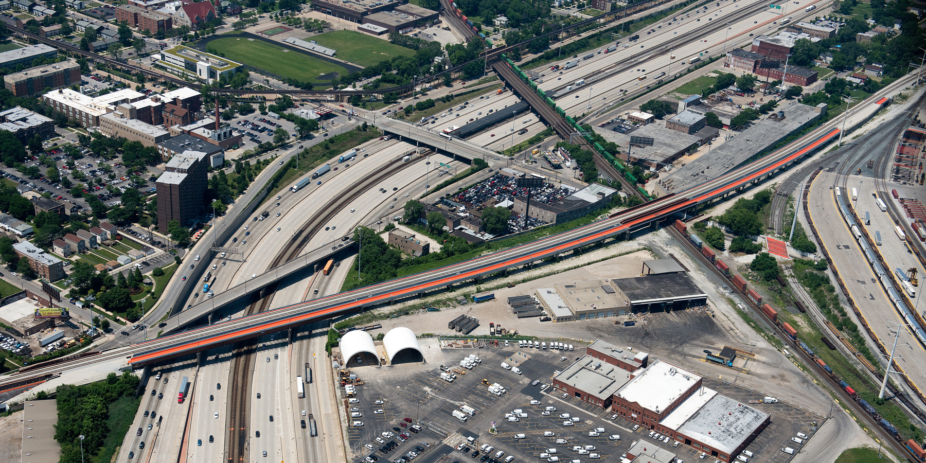 flyover railroad bridge