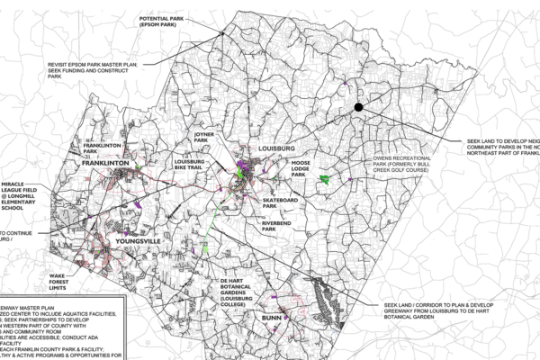 map of a county in north carolina