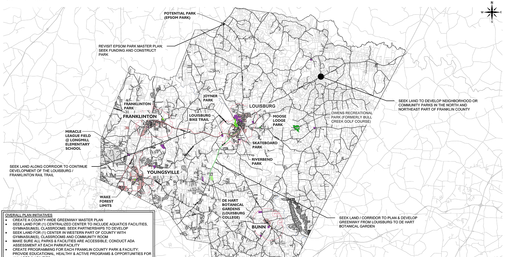 map of a county in north carolina