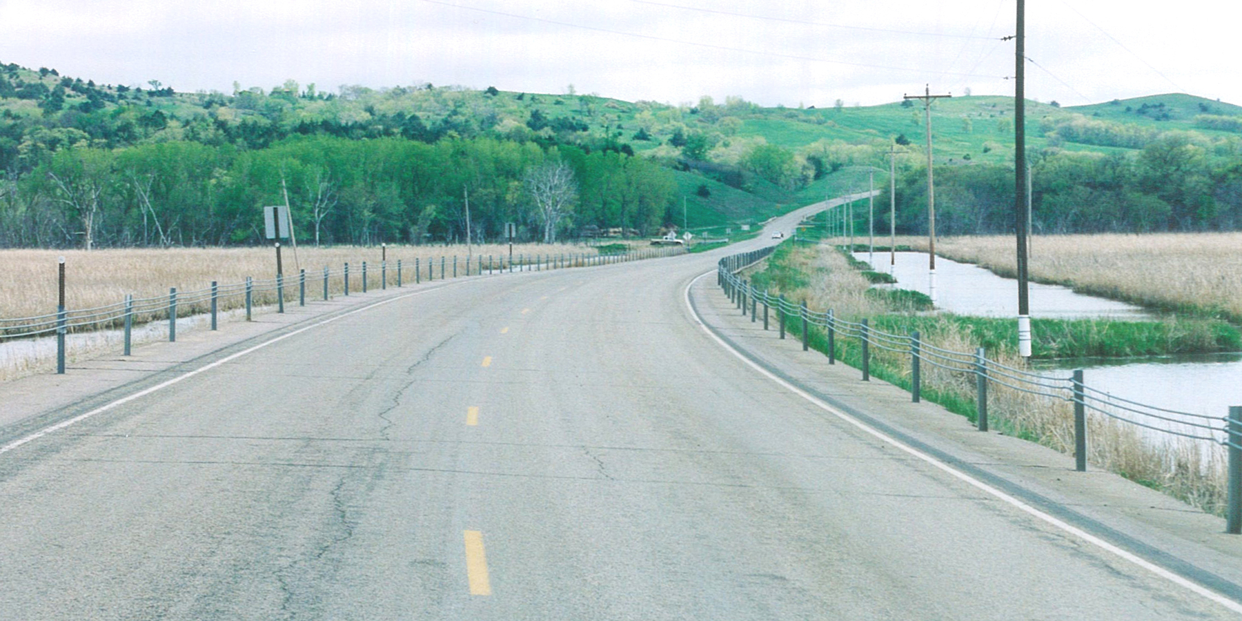 highway over wetlands