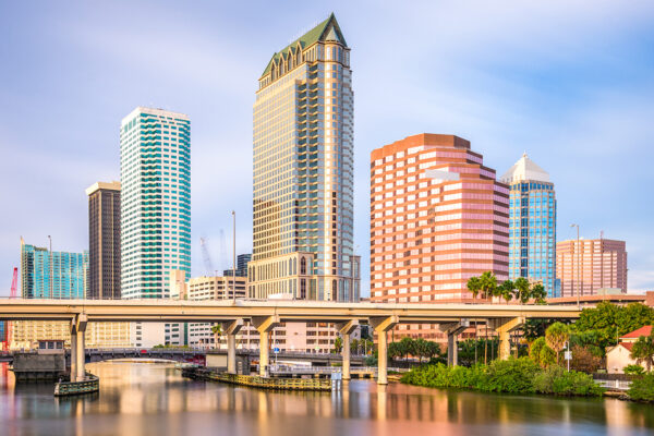 Photo of the Downtown Tampa Skyline in Tampa, Florida