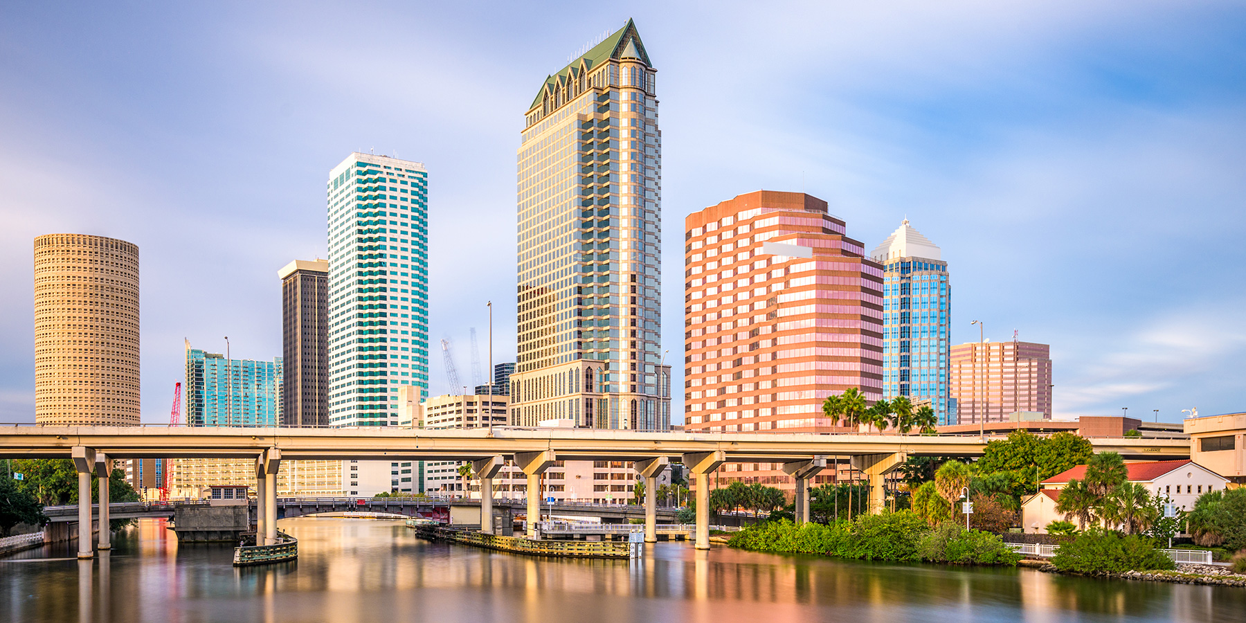 Photo of the Downtown Tampa Skyline in Tampa, Florida