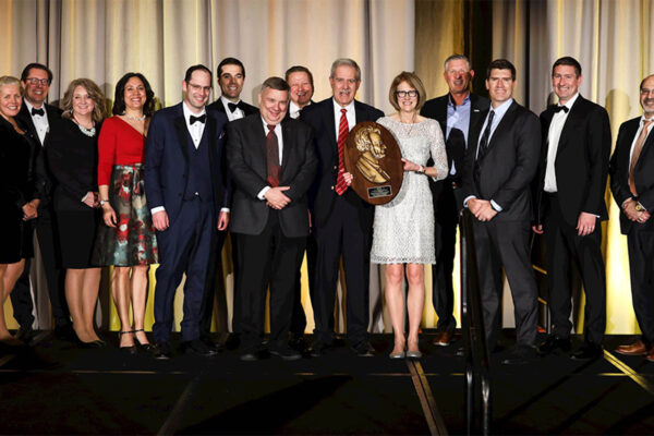 A photo of the Benesch team at the ACEC award ceremony