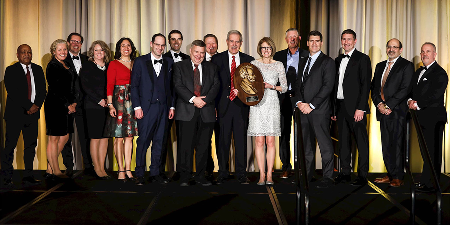 A photo of the Benesch team at the ACEC award ceremony