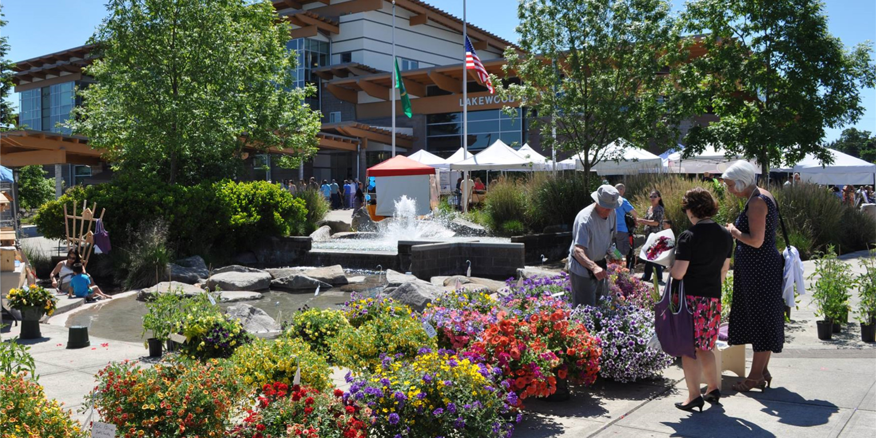 Photo of a community event in Lakewood, Washington