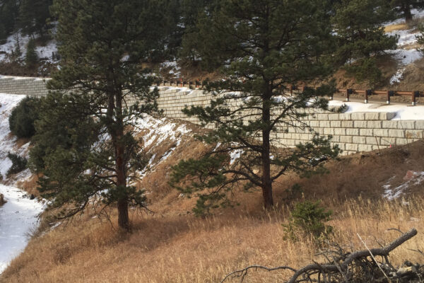 slope off the side of a road