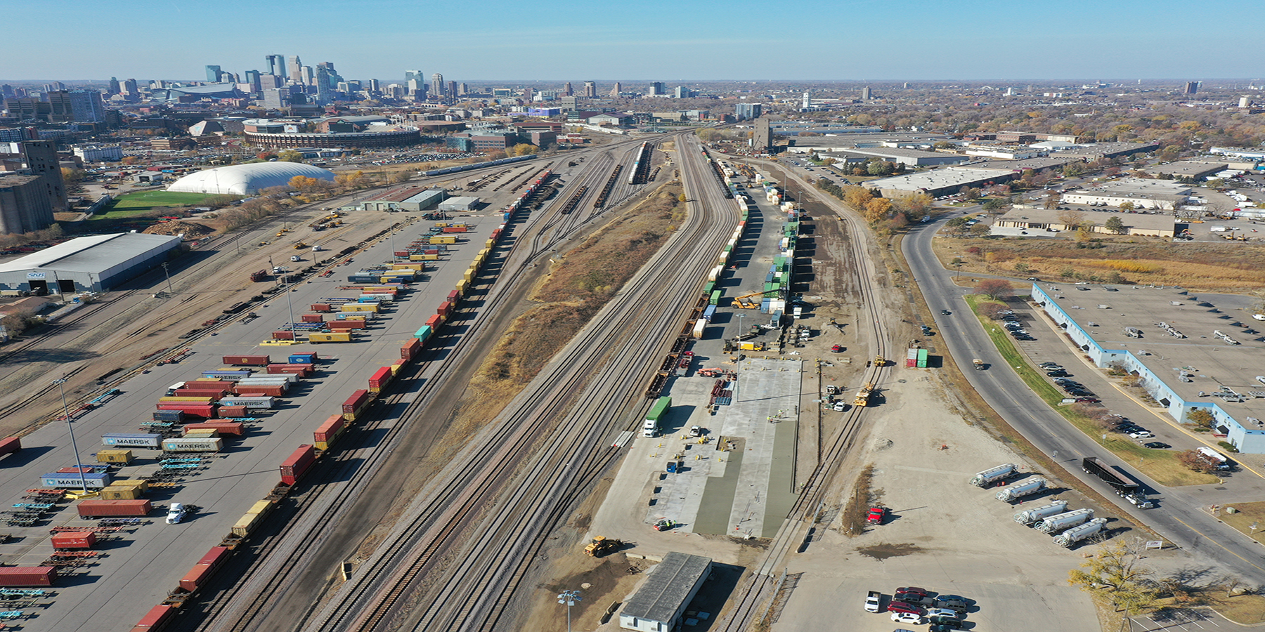 Photo of intermodal yard