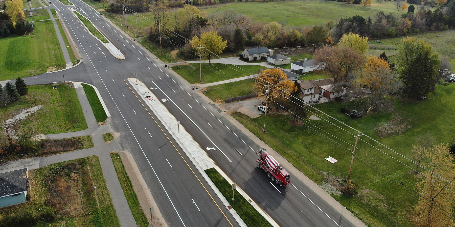 Aerial view photo of CTH S in Kenosha, Wisconsin