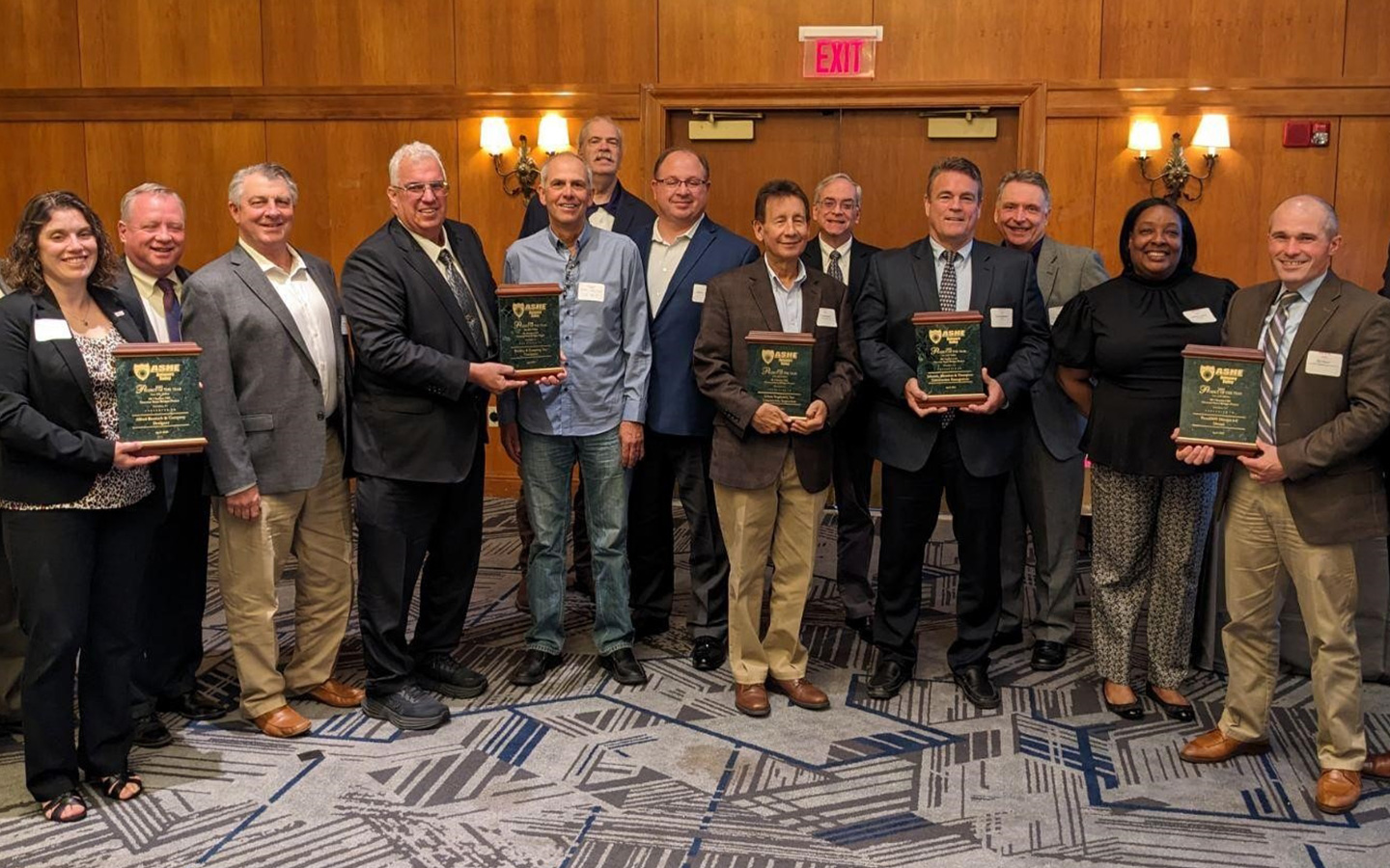 A photo of the winning team from Chestnut Street Bridge project