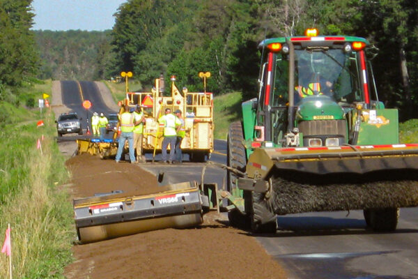 Photo of Benesch team working on resurfacing at State Highway 70 in Wisconsin