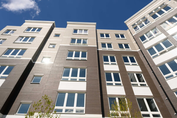 Architectural photo of New Britain Commons building in Connecticut