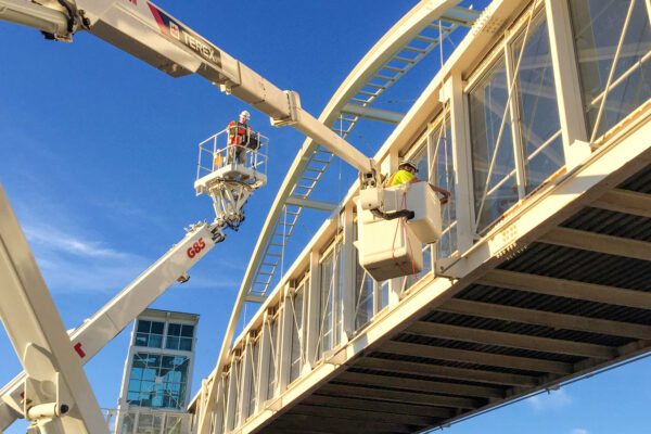 light rail bridge inspections