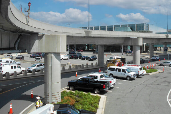 bridge inspection at airport