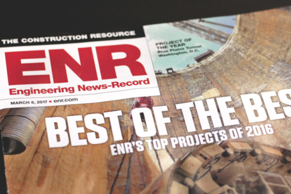 Photo of the cover of ENR 2016 Best of Best Projects magazine