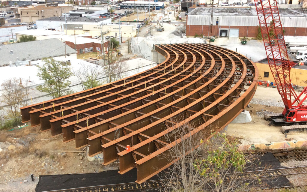 Photo of the division street extension structure in Tennessee