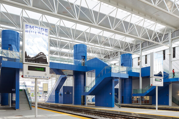 Photo of the Intermodal Passenger Concourse in Milwaukee, Wisconsin