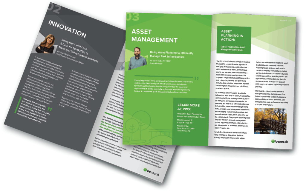 Pages from Benesch's Insights Magazine