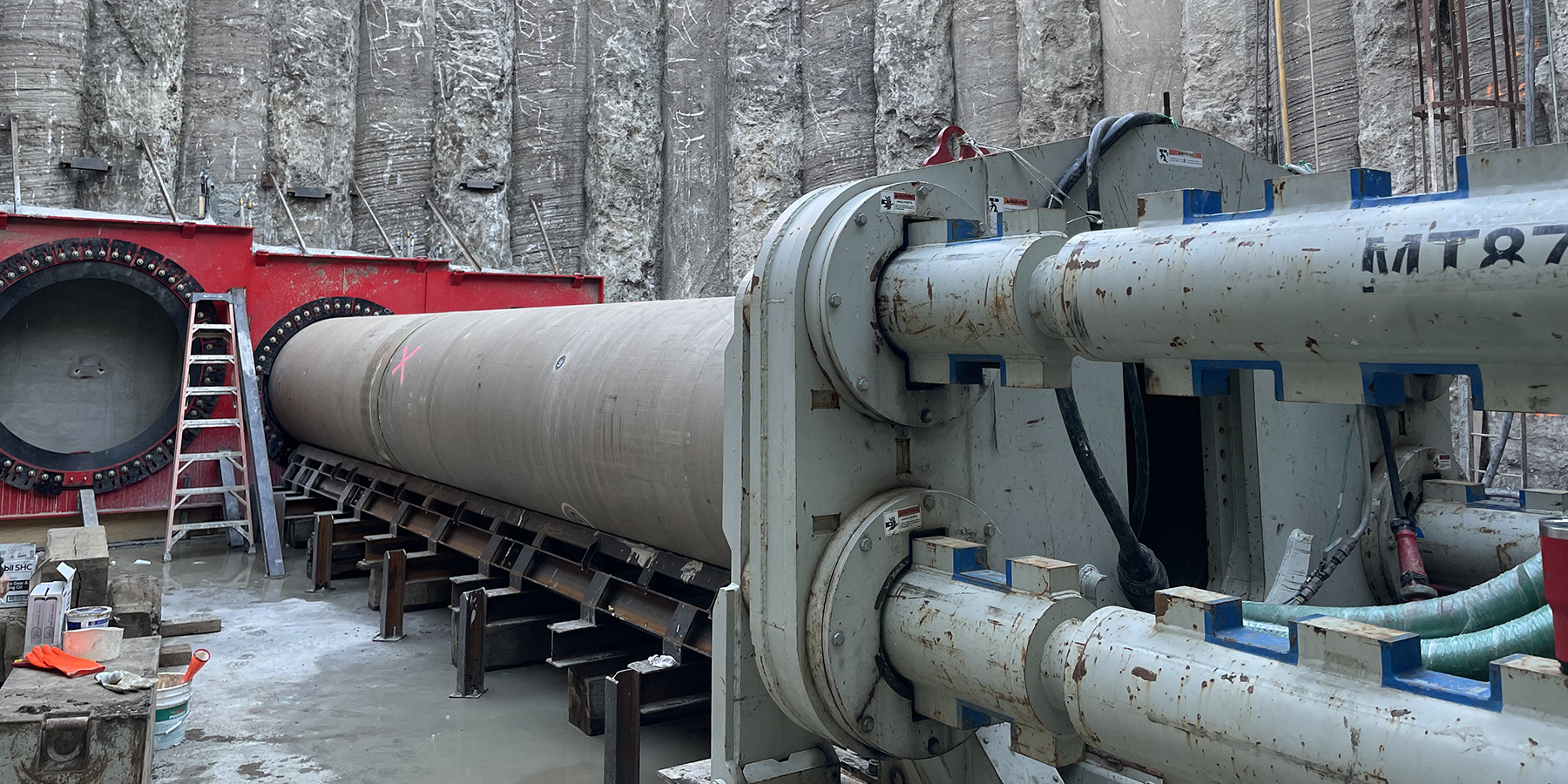 Tunnel operations on the Copper Creek Interceptor project