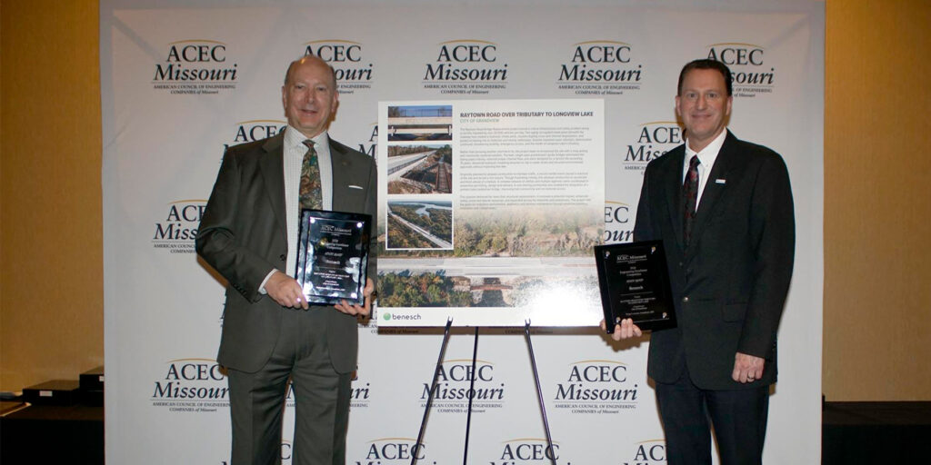 ACEC/MO Honor Award for Raytown Road Bridge Replacemment