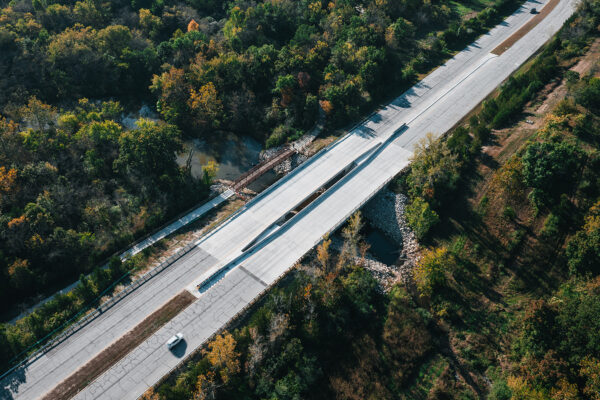 Raytown Road over Tributary to Longview Lake
