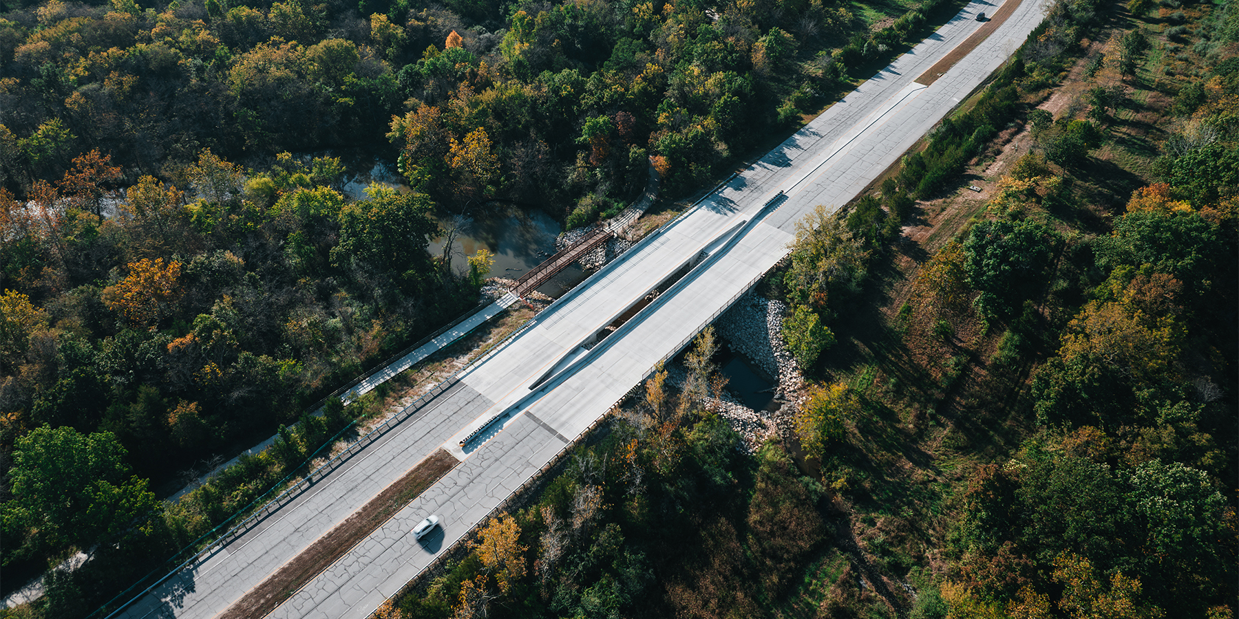 Raytown Road over Tributary to Longview Lake