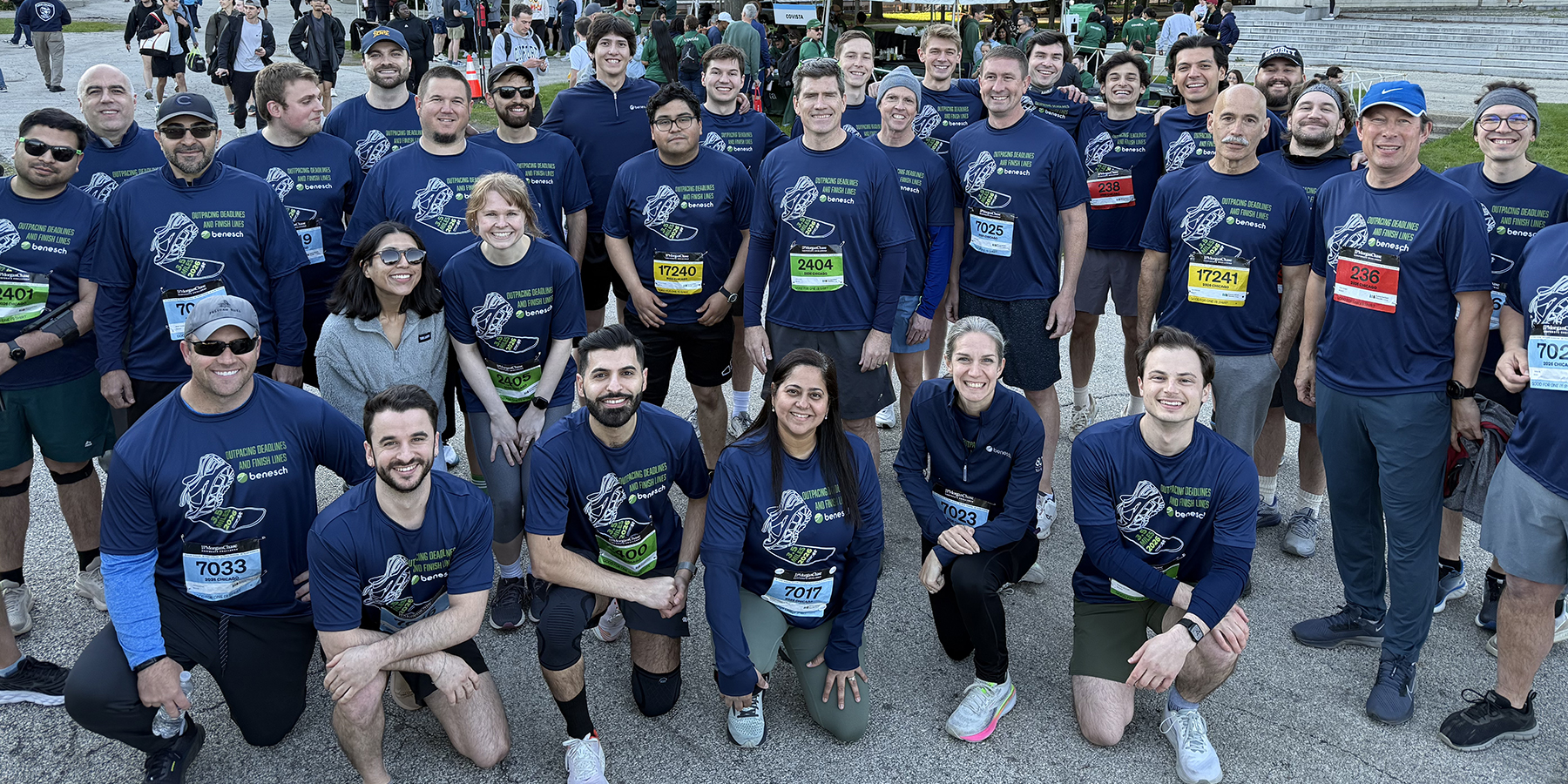 image of Benesch employees at a 5k event